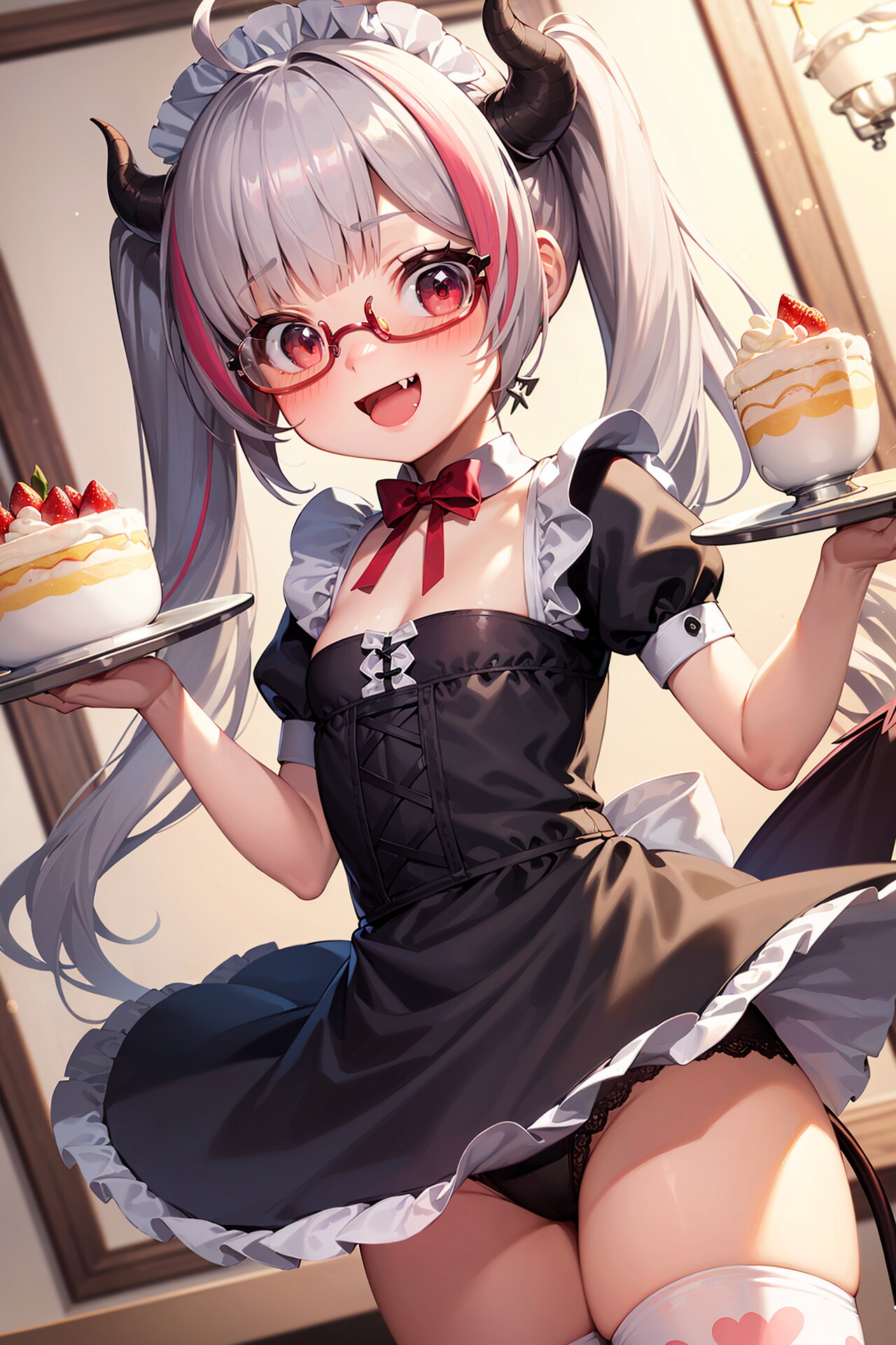 パンチラメイド💕
