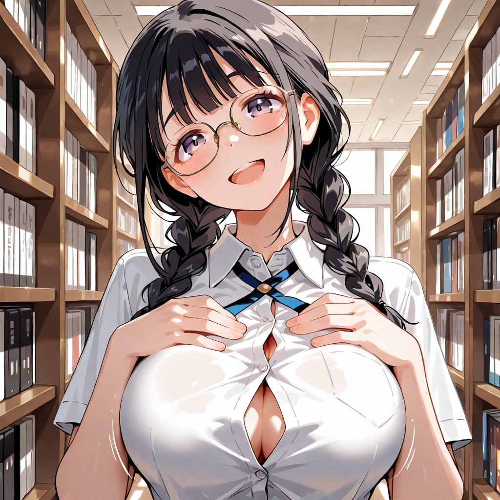 無防備な胸の隙間に