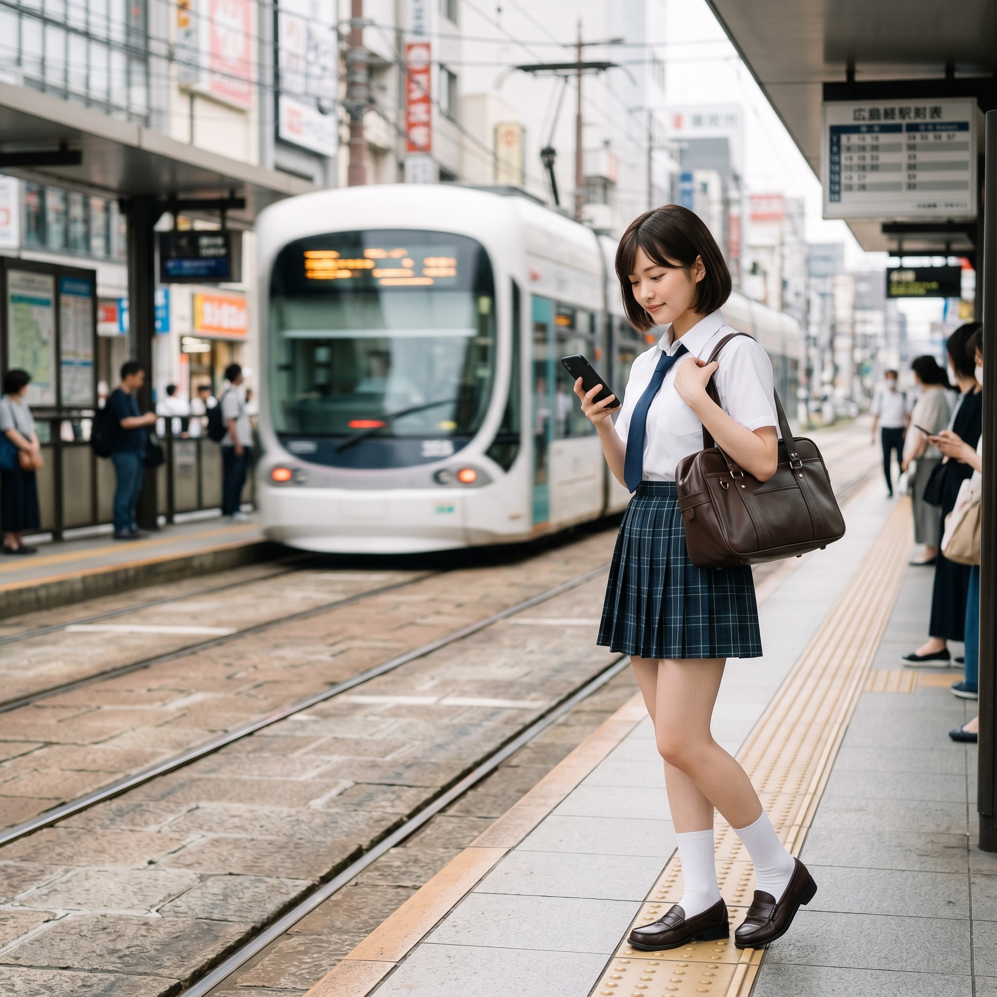ＴＲＡＭがある街で | の人気AIイラスト・グラビア