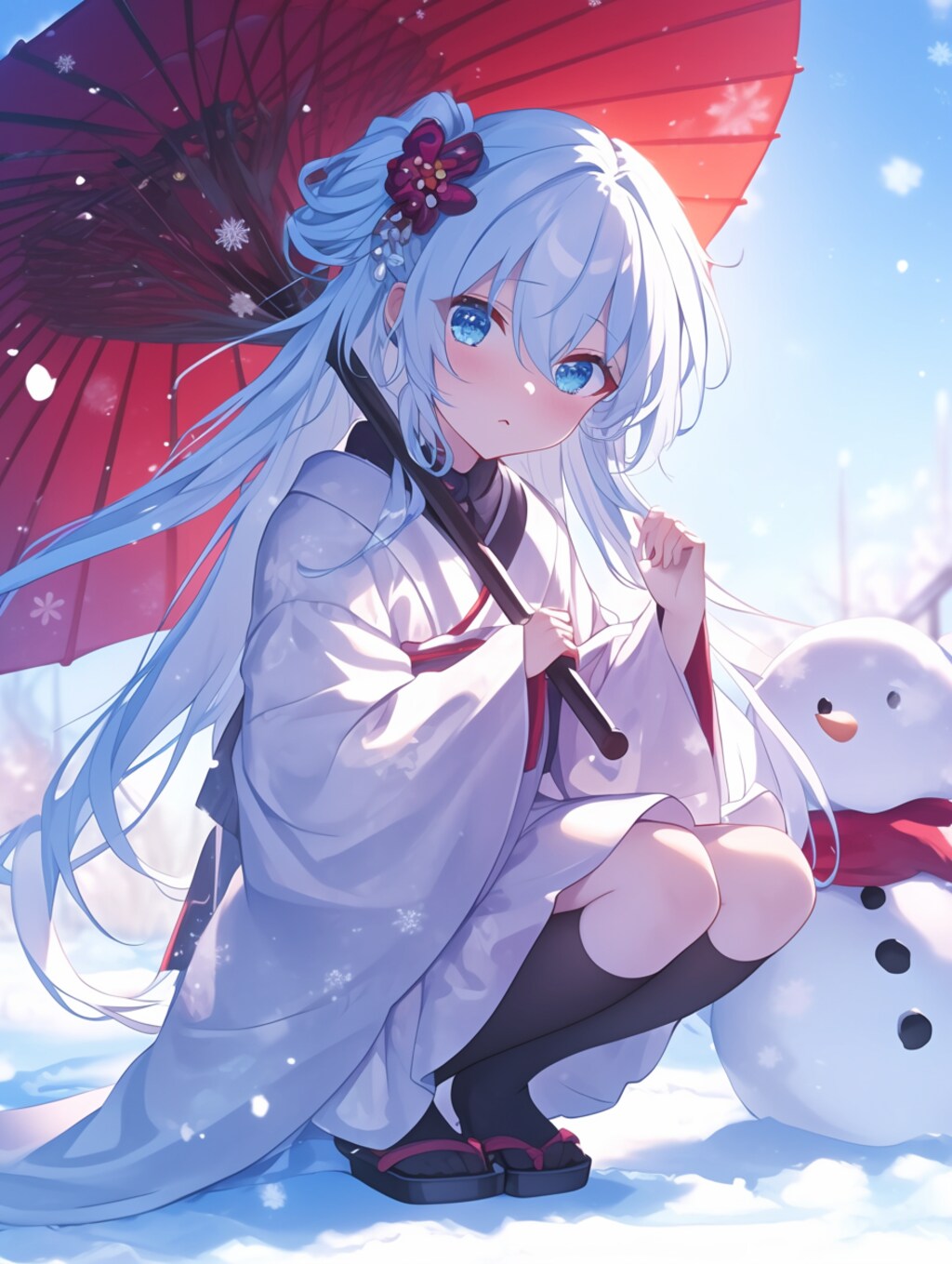 番傘雪女(雪女要素は逃げ出した。)