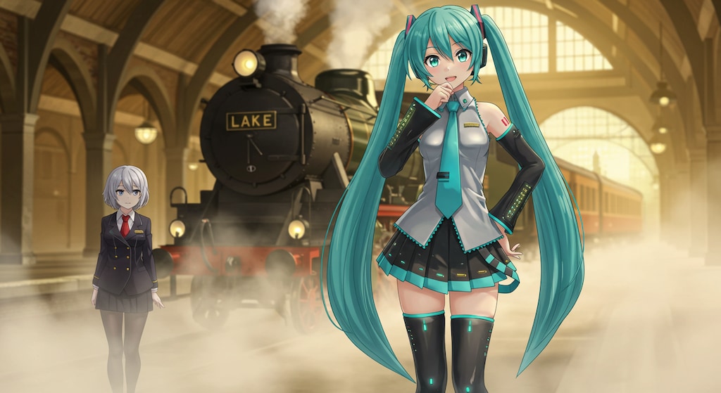 初音ミクと蒸気機関車　　リメイク版