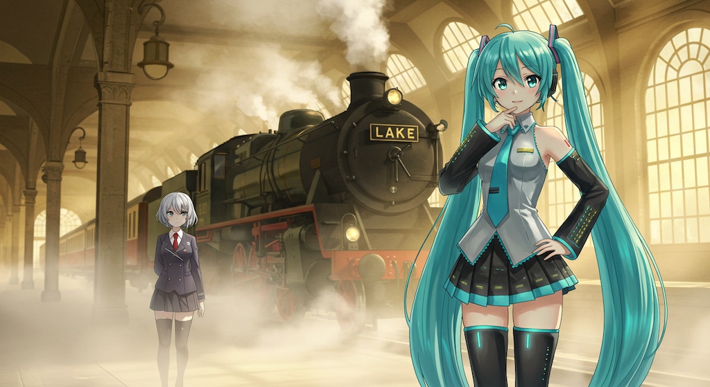 初音ミクと蒸気機関車　　リメイク版
