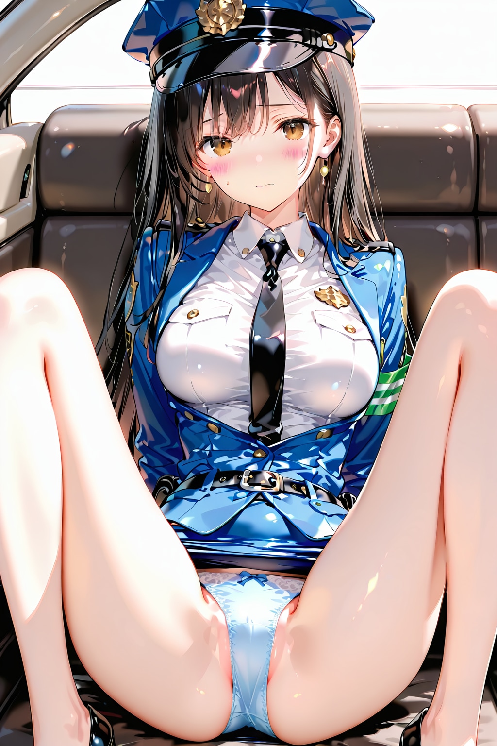 一般市民をパンチラで誘惑したそうじゃないか？！連行する！！