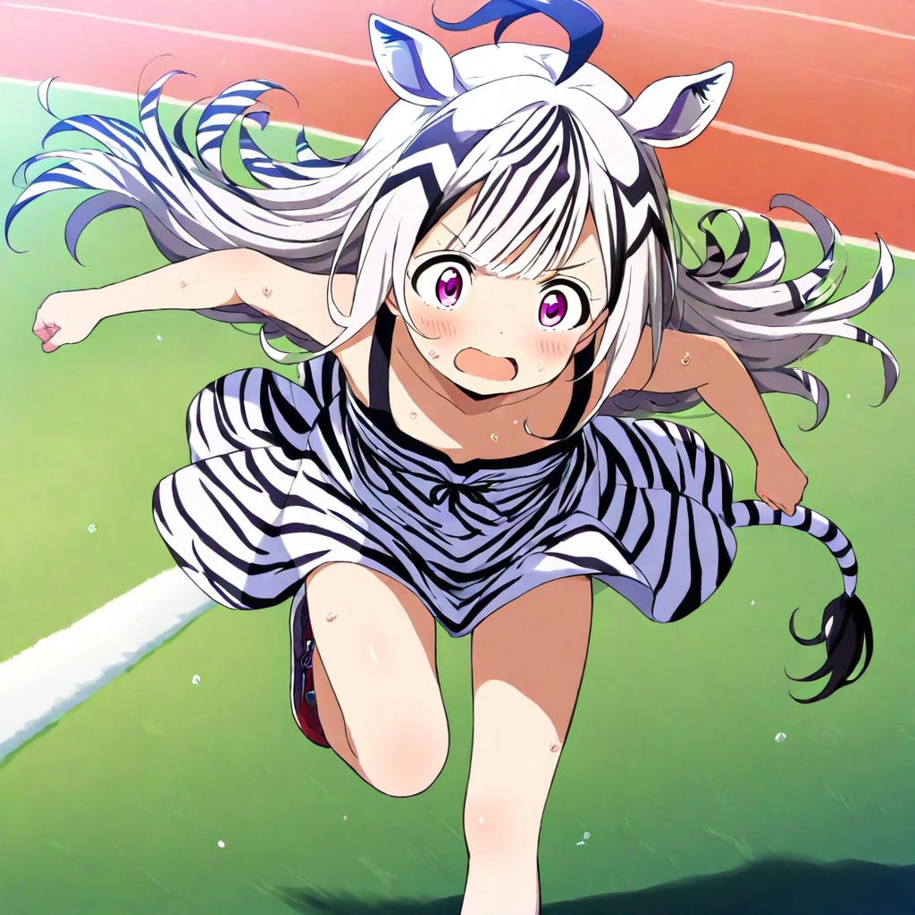 ウマ娘になんて負けない‼️シマウマ娘ちゃん‼️