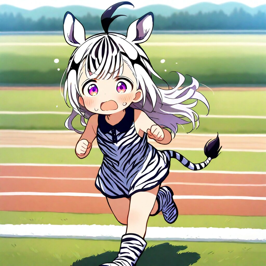 ウマ娘になんて負けない‼️シマウマ娘ちゃん‼️