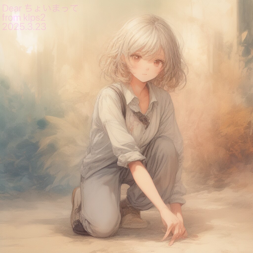 19世紀絵画風南野ことかちゃんテイスト