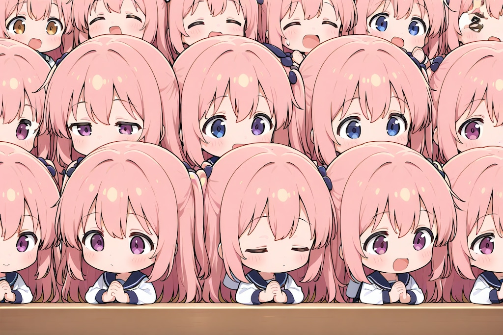 祈るHARPYちゃんズ