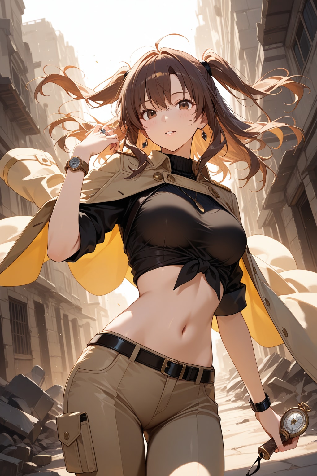 砂漠の遺跡で | の人気AIイラスト・グラビア