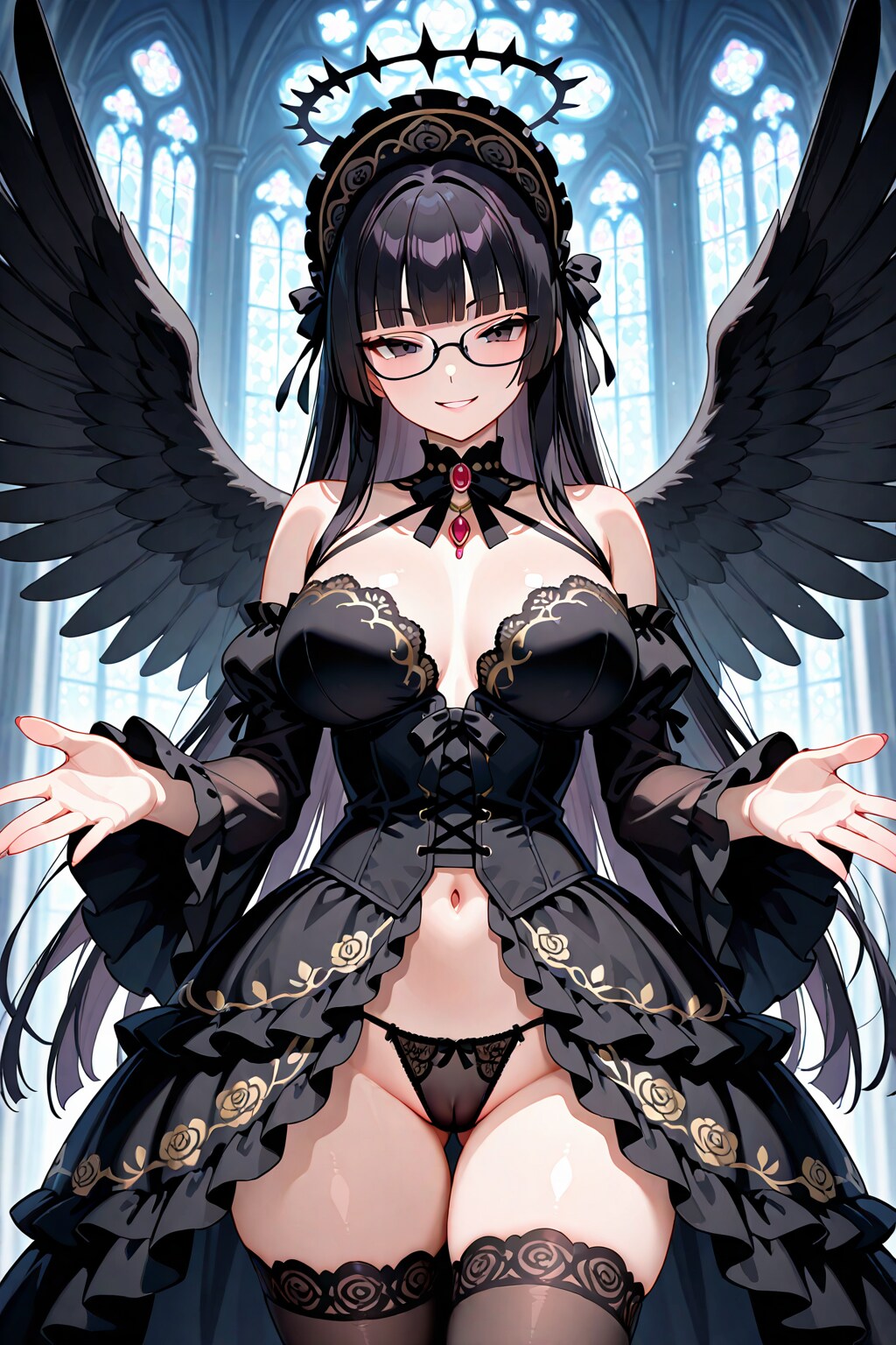 堕天使黒翼の夜想礼装アンジュ(R15)