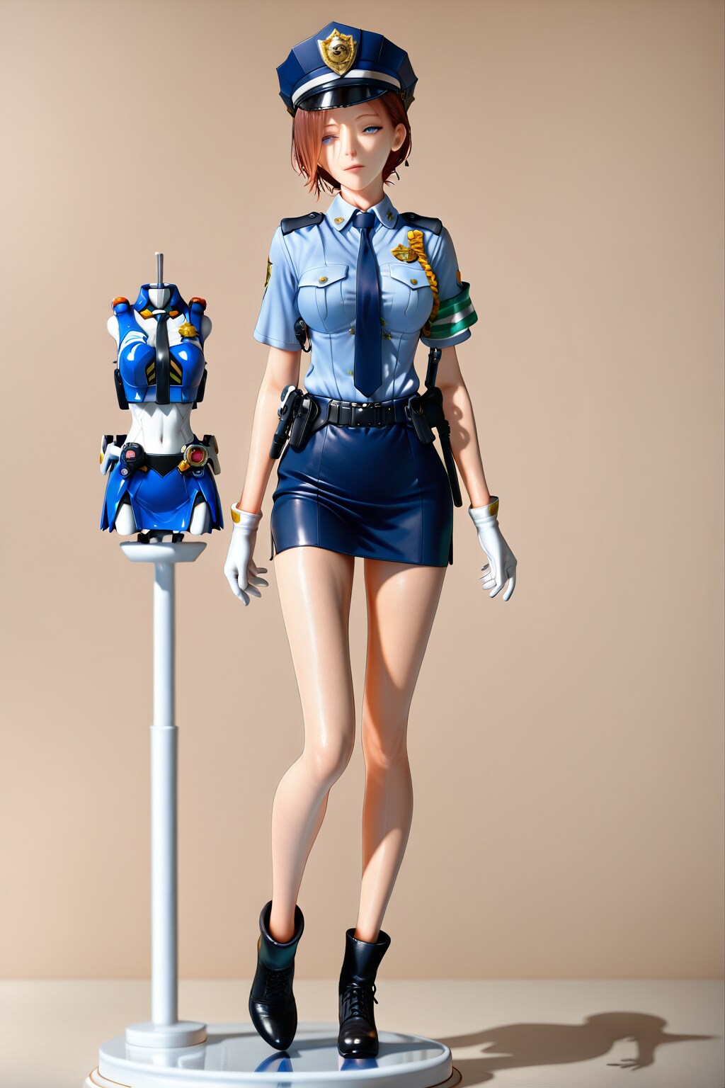 ミニスカポリスフィギュア