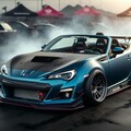 スバルBRZオープンカーのドリ車 2枚目