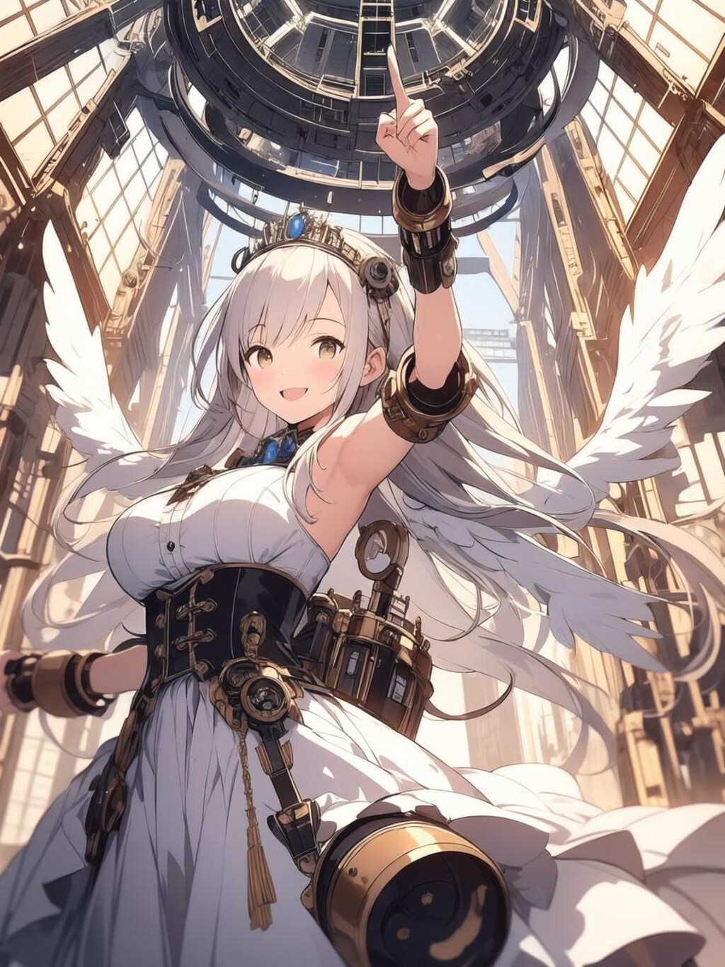 天を衝く機械都市