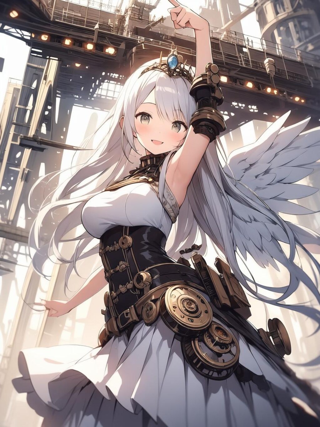 天を衝く機械都市