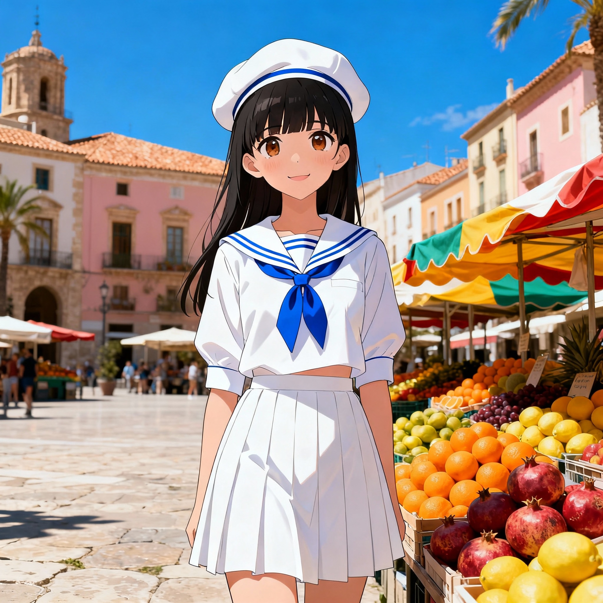 市場の少女 | の人気AIイラスト・グラビア