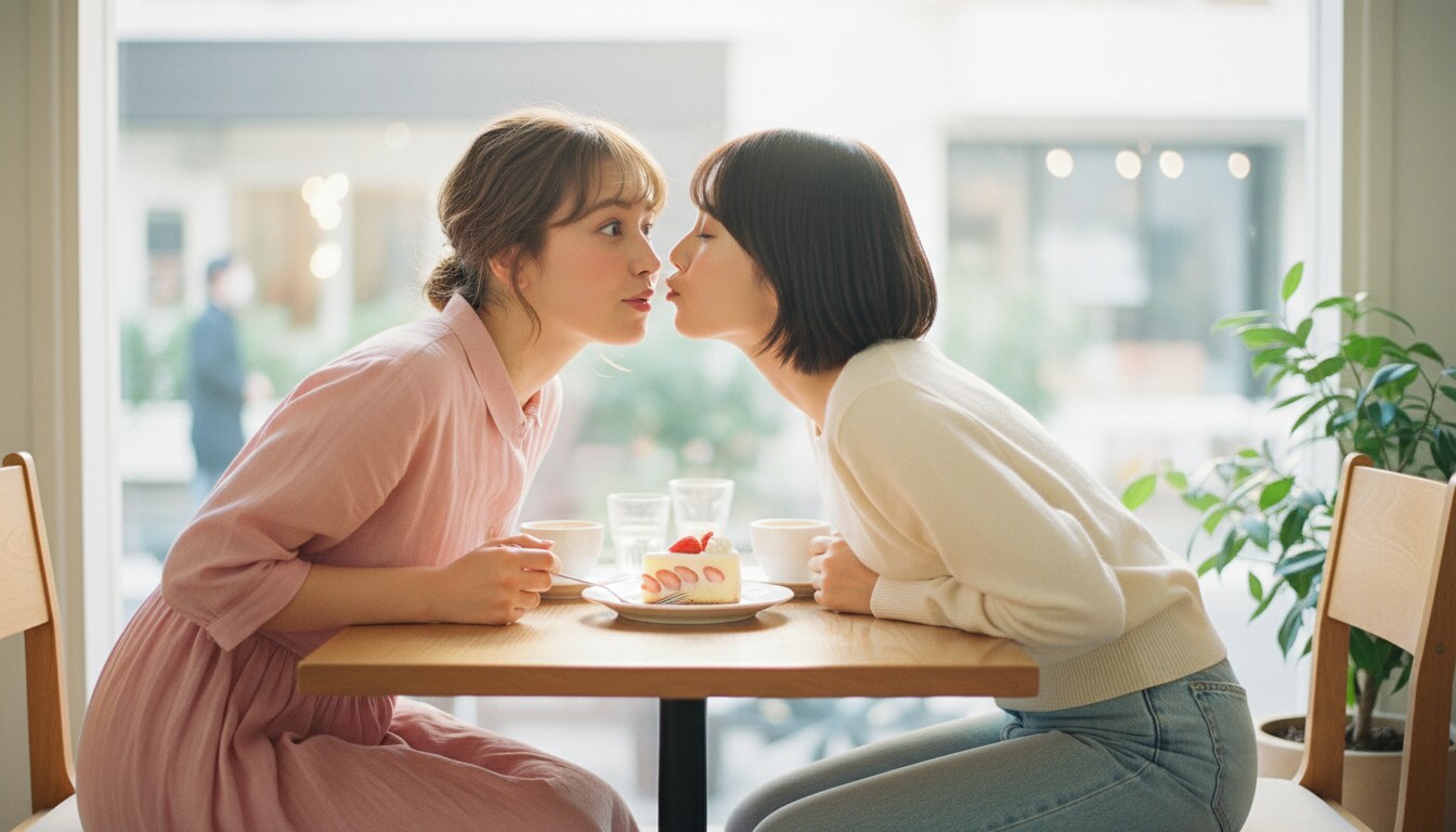 チーズケーキの味 #秋の百合キス祭り