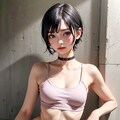 ボーイッシュ短髪001_デニムホットパンツで夏の暑い日001、短髪女子を作成したくなった。そんな季節だよね。 7枚目