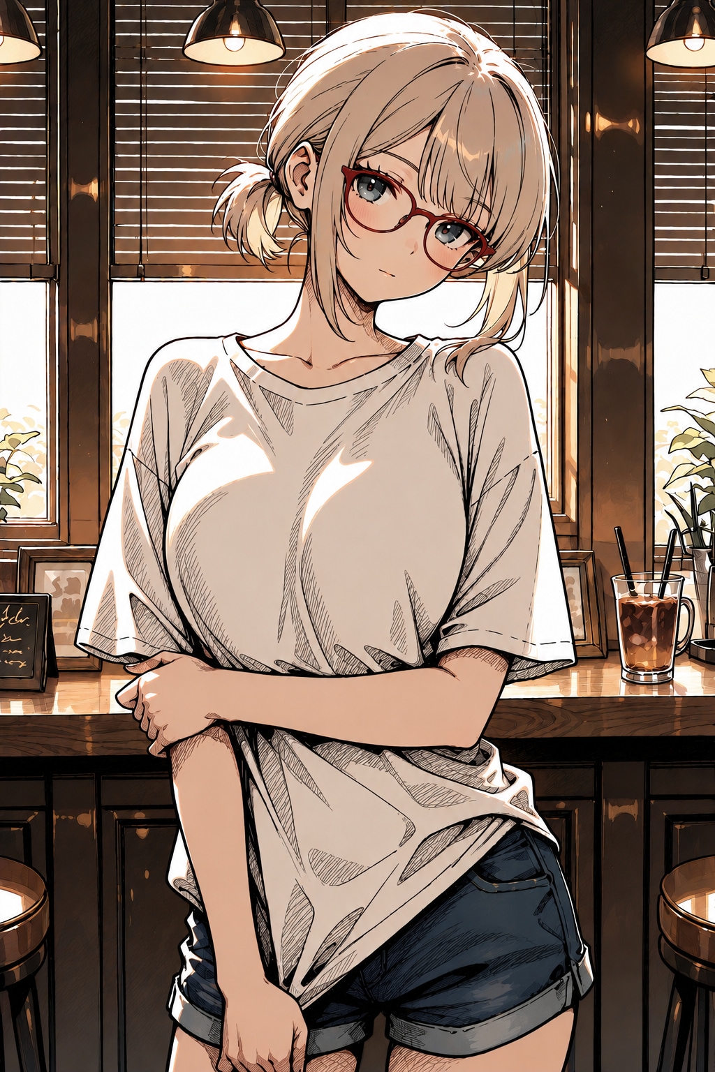 検証 フラット+カケアミ