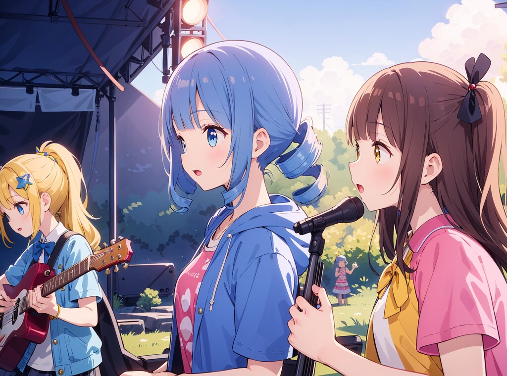 ぷいフェスに乗り込むキャンディ娘🍭