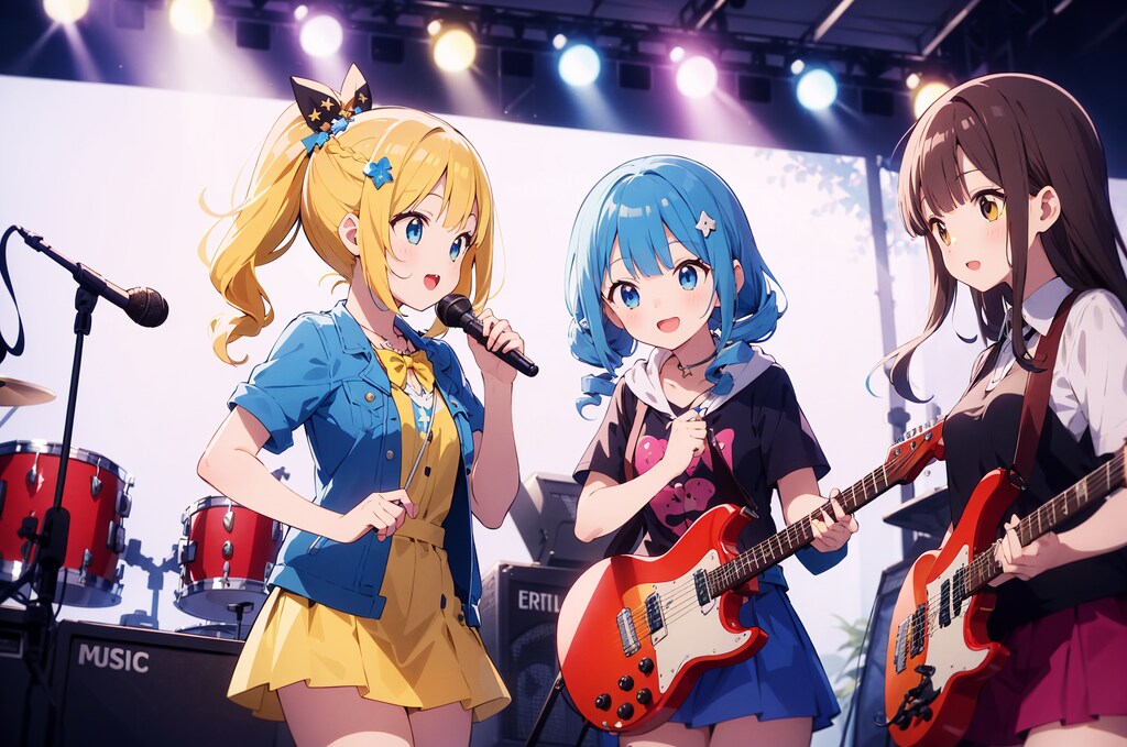 ぷいフェスに乗り込むキャンディ娘🍭