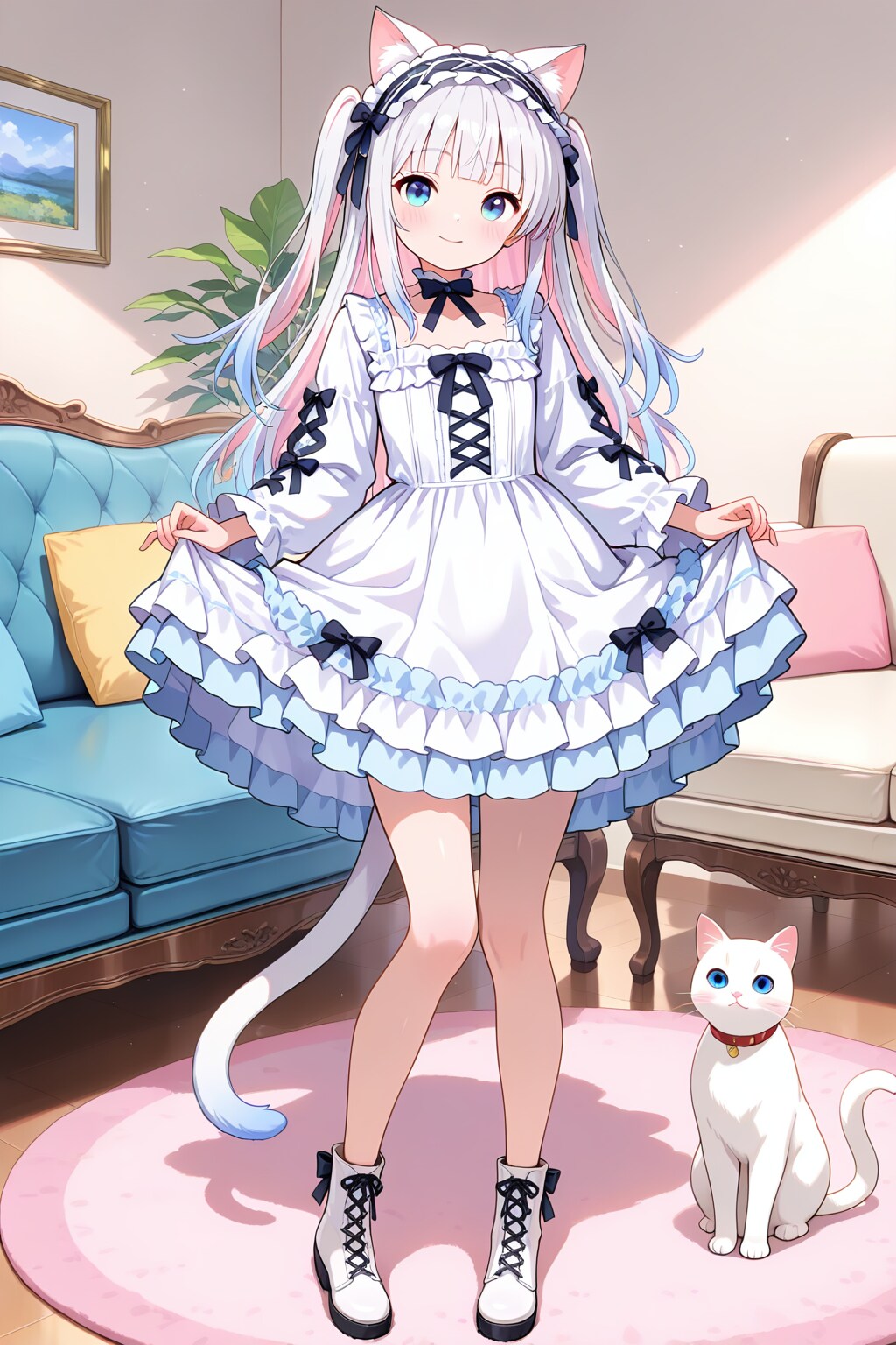 フリフリのドレス