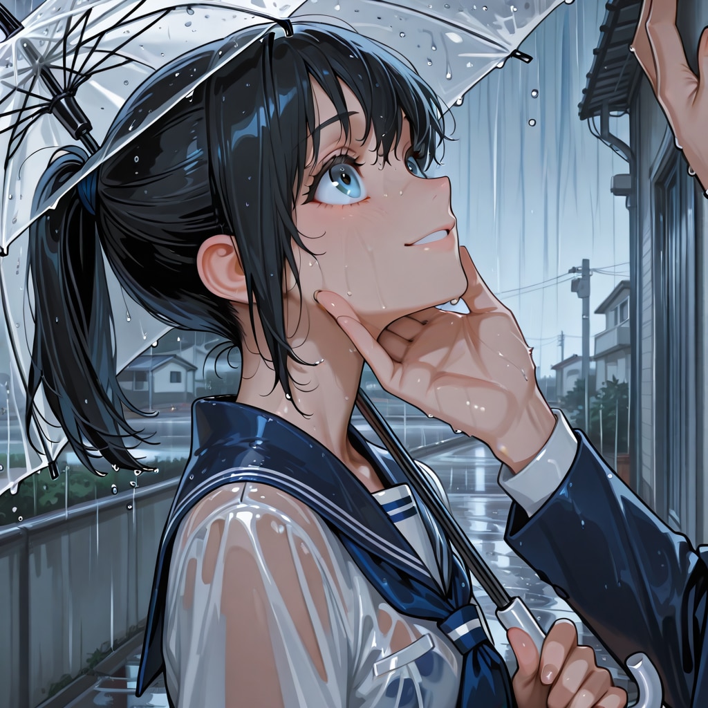 路地(雨) | の人気AIイラスト・グラビア