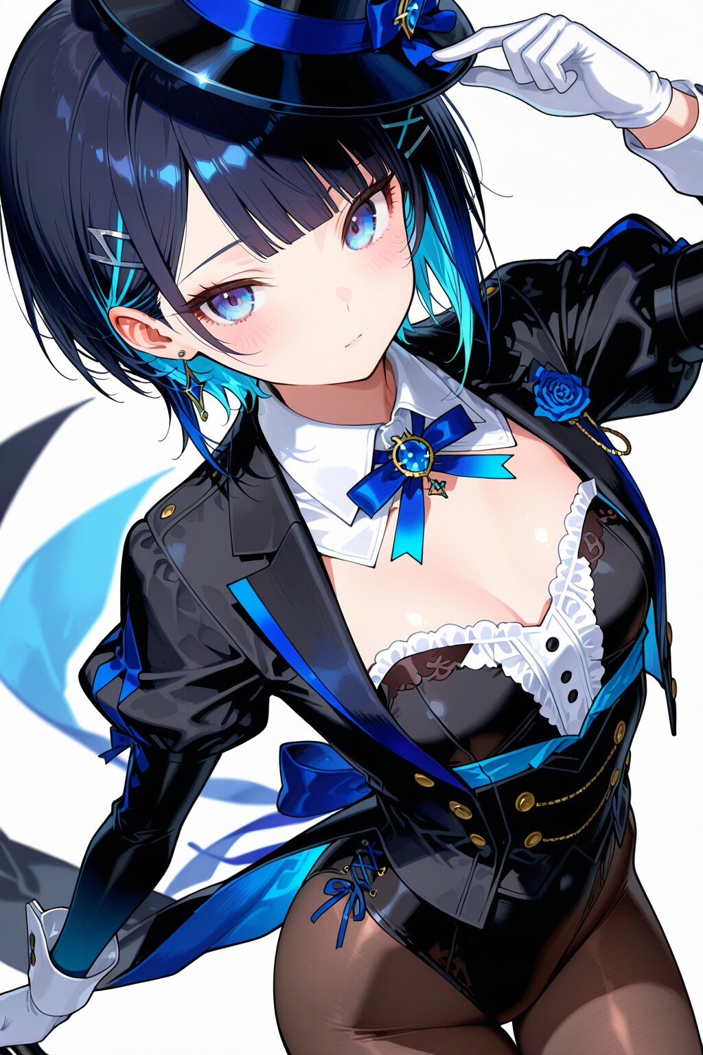 シルクハットの美少女