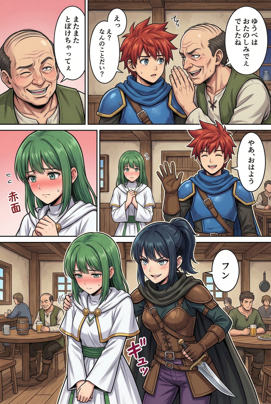 ゆうべはおたのしみでしたね