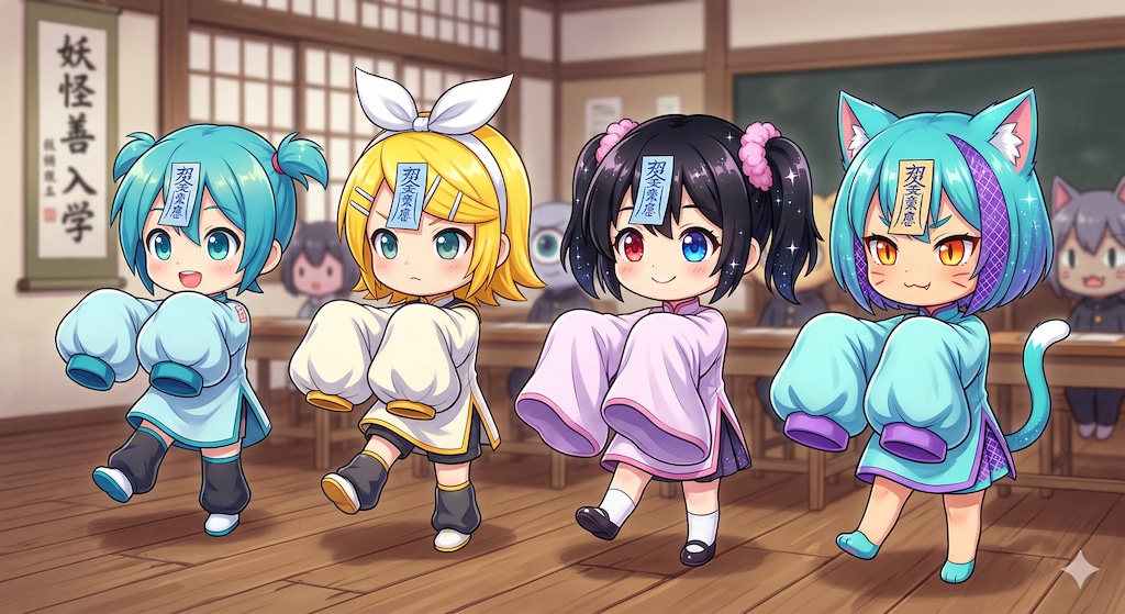 キョンシーちゃんの挨拶