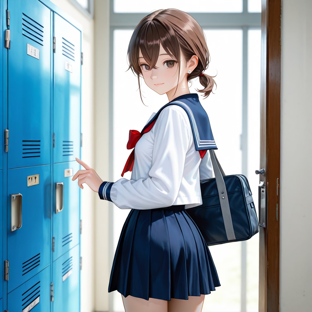 歩美 セーラー服 (4)