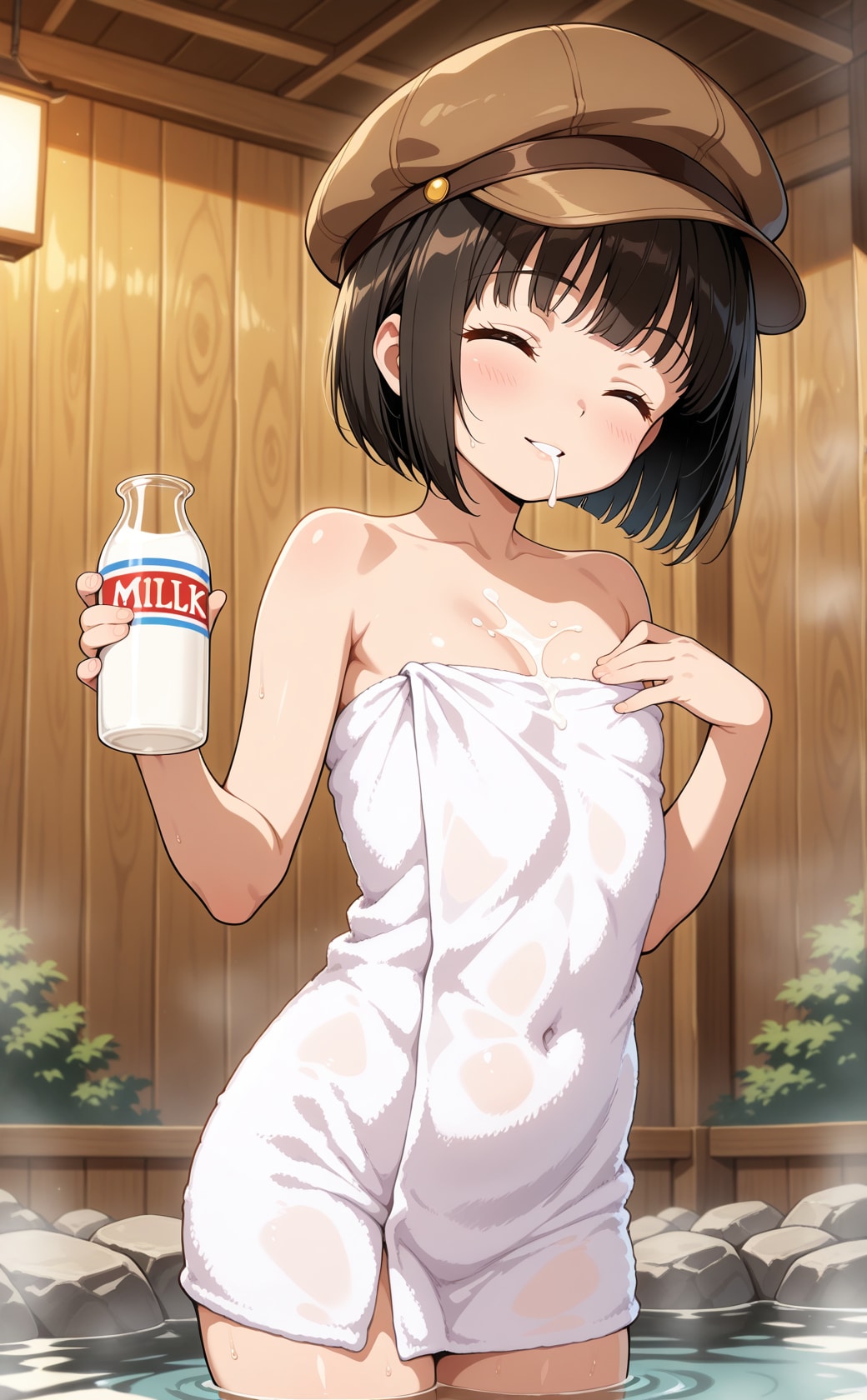 銭湯ミルク探偵