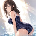 スク水彼女・振り返り 7枚目