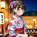 「深森父娘の温泉回」 7枚目