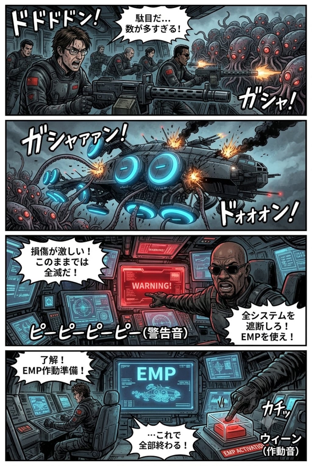 センチネルとの戦闘