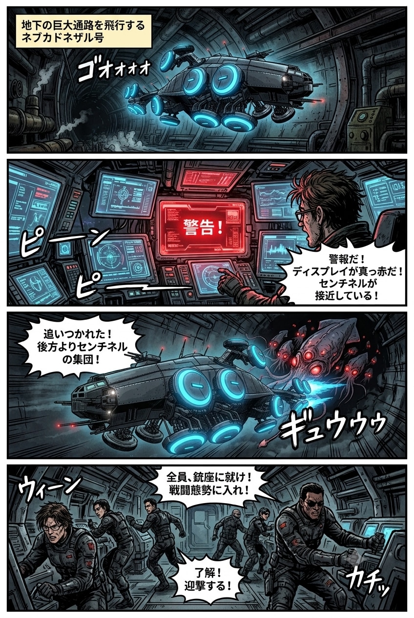 センチネルとの戦闘