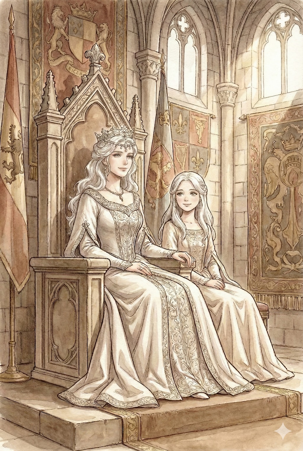 終わらせてくれかけた巨獣を追って。向かう先はとある女王国。白百合騎士団が守る国