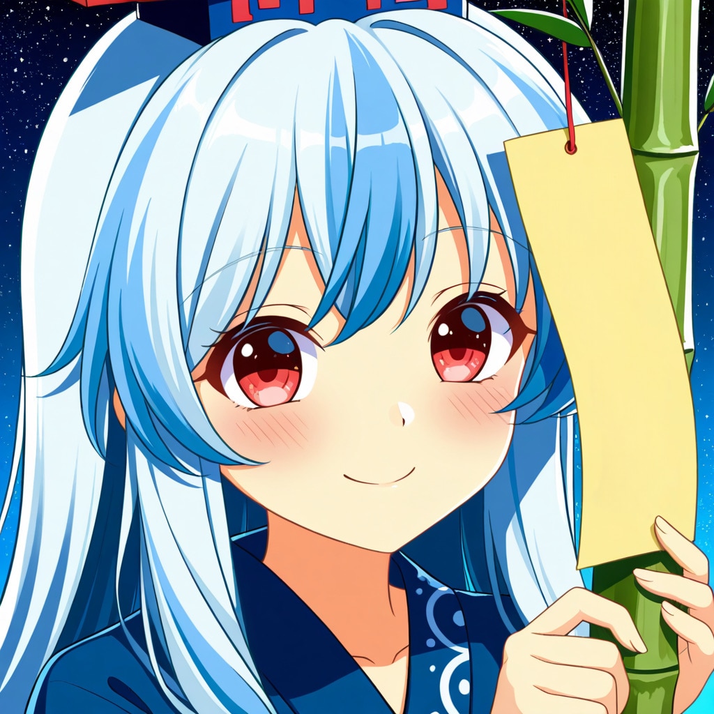 東方七夕祭り（輝夜・妹紅・永琳・慧音）
