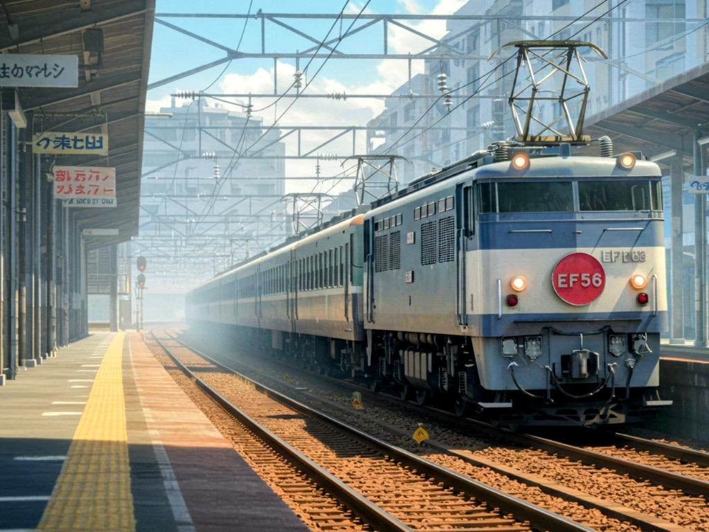 EF56形電気機関車+客車列車