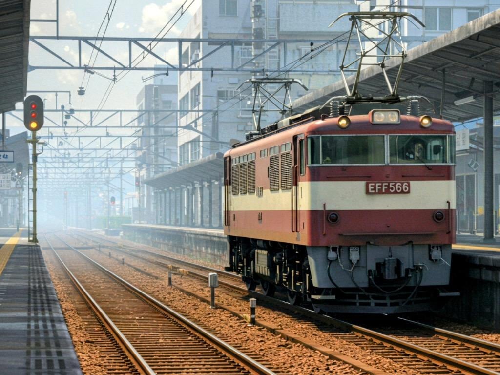 EF56形電気機関車+客車列車