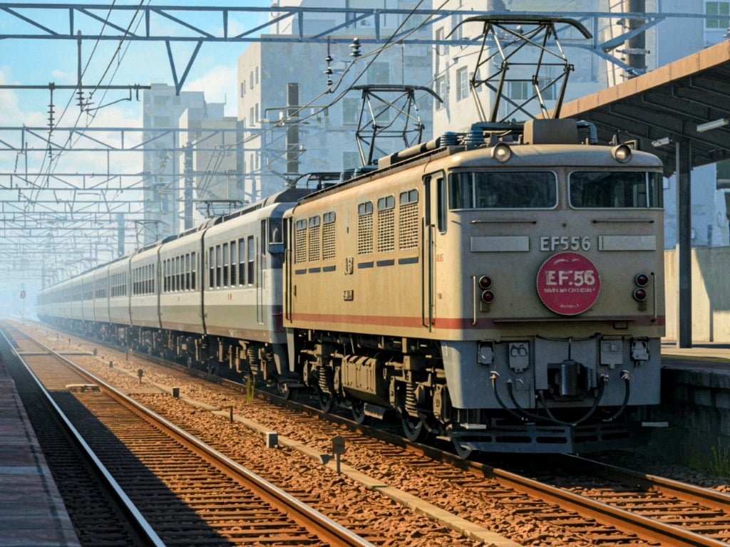 EF56形電気機関車+客車列車