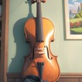 バイオリンのかかった壁 2枚目