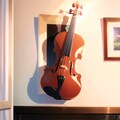 バイオリンのかかった壁 4枚目