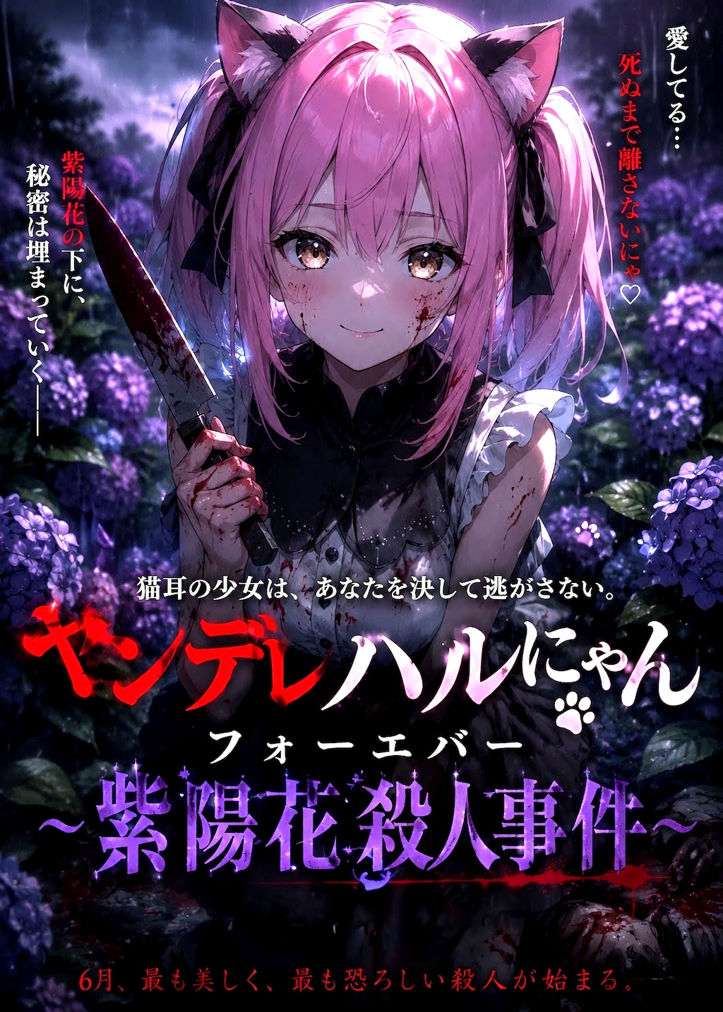 ヤンデレハルにゃんフォーエバー〜紫陽花殺○事件