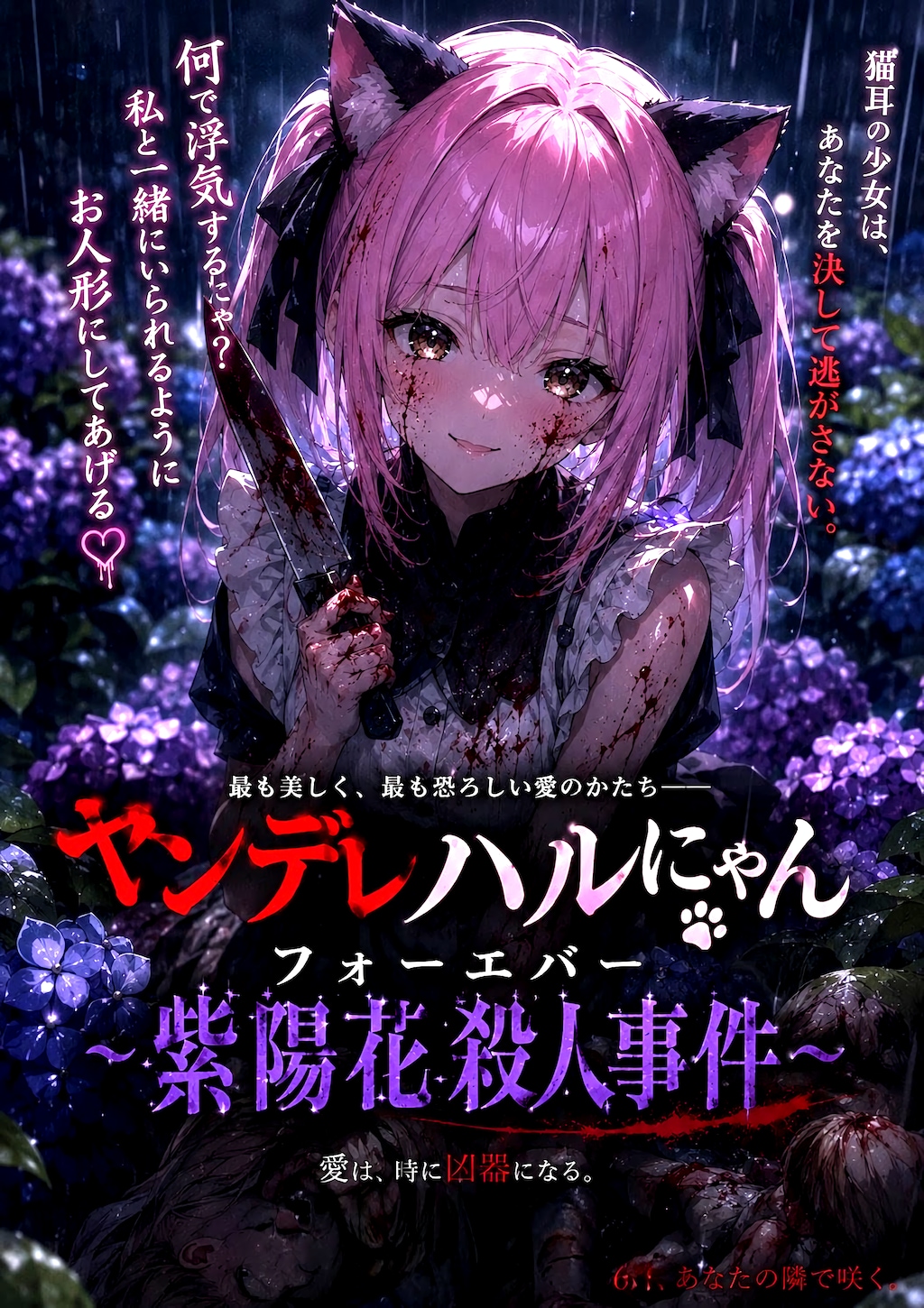 ヤンデレハルにゃんフォーエバー〜紫陽花殺○事件