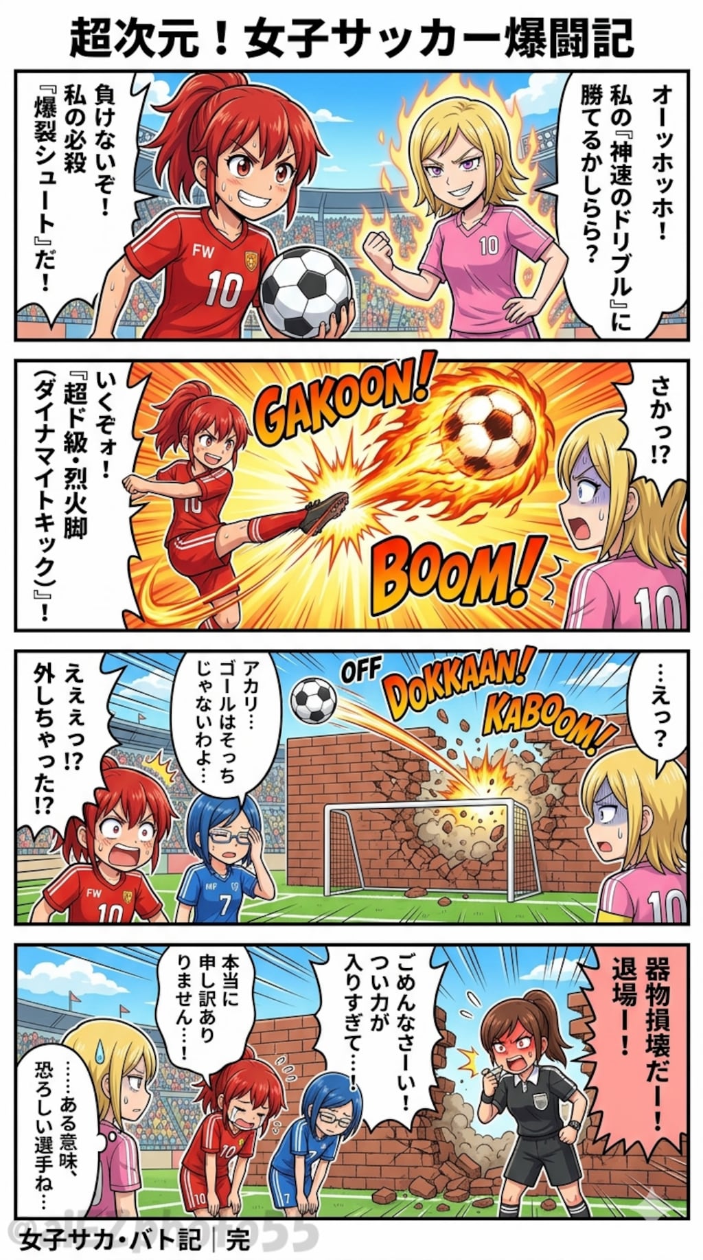超次元！女子サッカー爆闘記