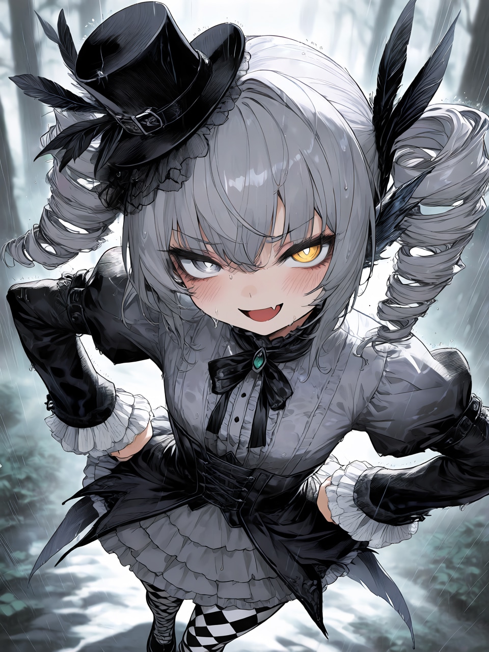竜巻の擬人化