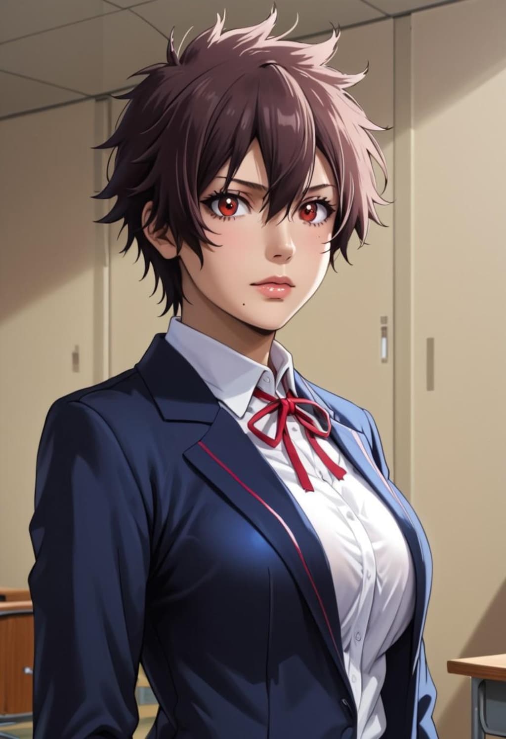 ボーイッシュ女子高生