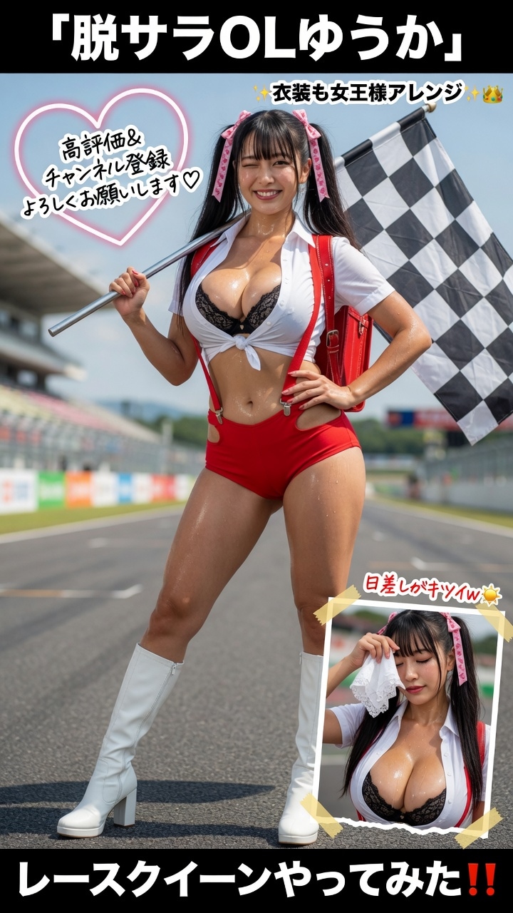レースクイーンやってみた‼️