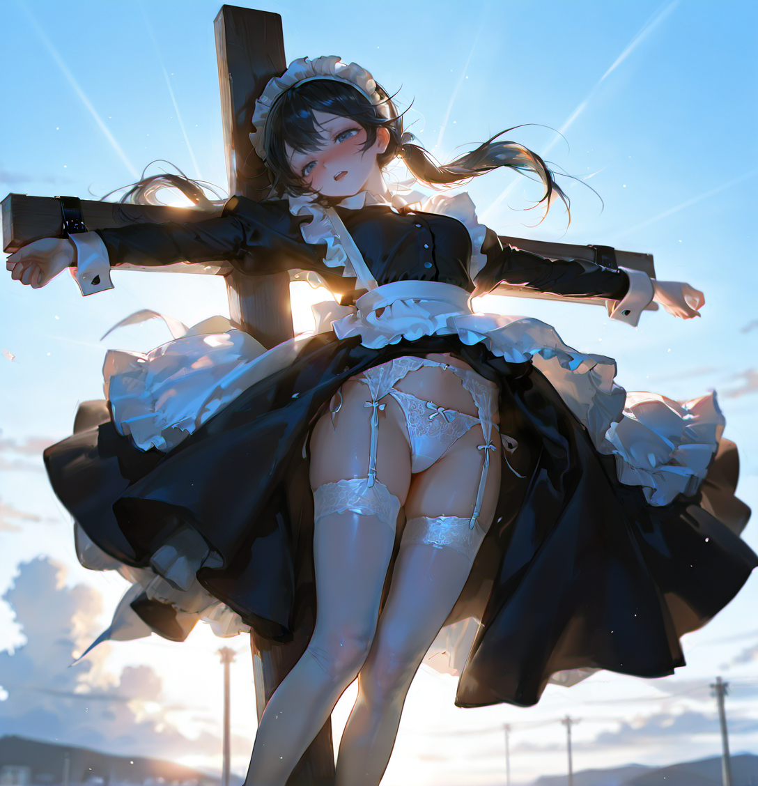 メイドさんのかかし