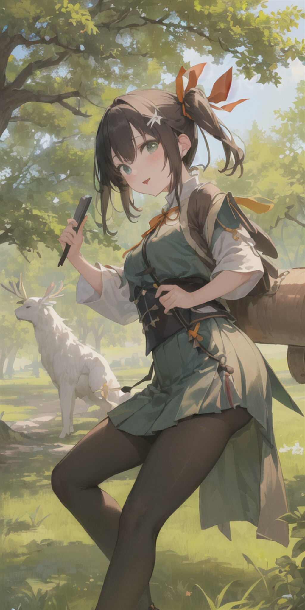 世界樹研究4:森の中の滝