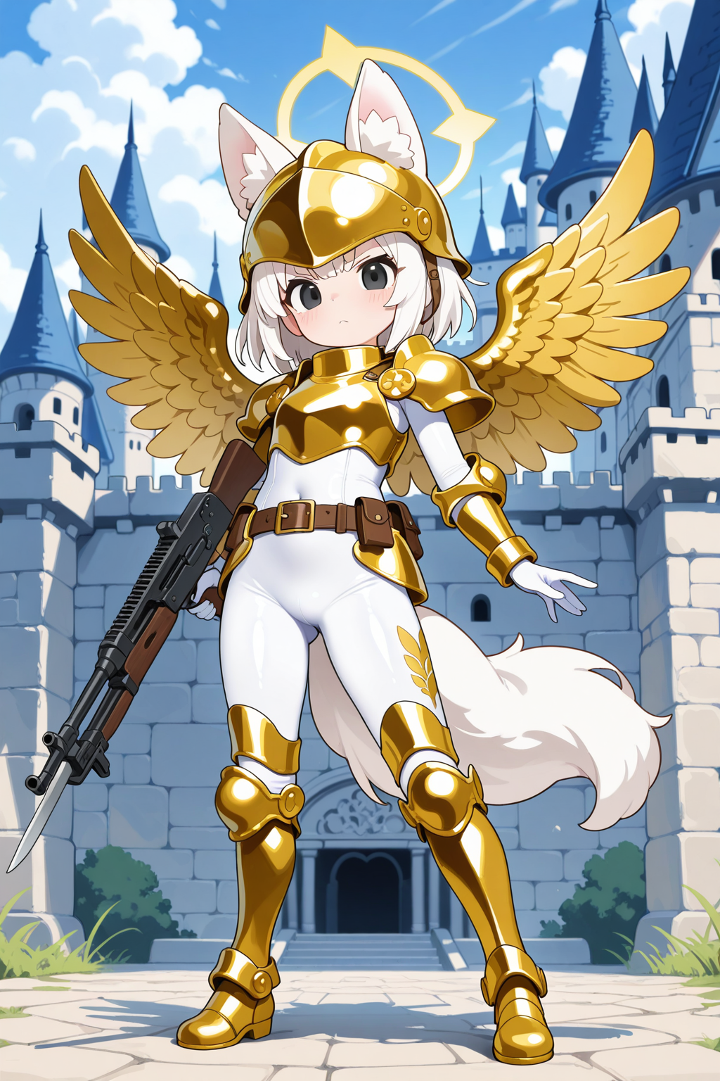 ヴァイスアイン異世界装備　Lv4 | の人気AIイラスト・グラビア